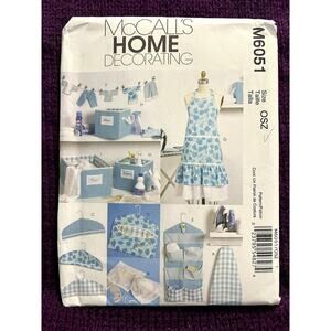 mcCalls 6051 Apron ironing board cover organizer bins clothes pin holder